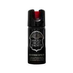 2 Police Magnum pepper spray 2 ounce Stream Twist Lock Safety Defense Protection