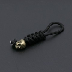 Hand Braided Woven Rope Keychain Skeleton Skull for Key Chain Gift for Friend Ad
