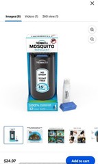 Thermacell Patio Shield Mosquito Repellent with 12 Hours of Mosquito Protection
