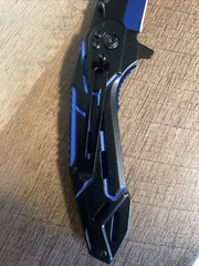 Outdoor Survival Camping And Knife Blue/Black Color