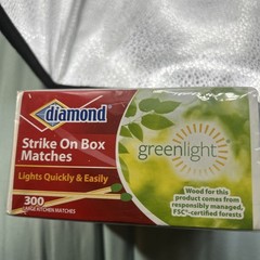 Greenlight Strike on Box Matches, 300 Count, 3 Pack