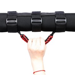 Car Roll Bar Paracord Grab Handles Grip Handles With 3 Straps Replacement KXCH