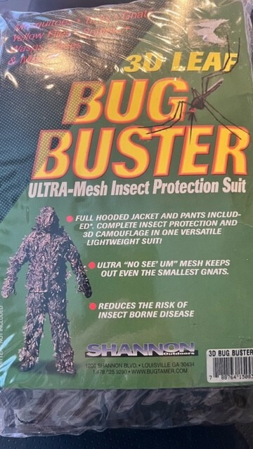 Shannon Outdoors 3D Leaf Bug Buster Ultra-Mesh Full Protection Outdoor Suit