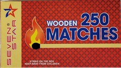 Safety Matches 4 Pack (1000 Count) – Large Strike-on-Box Matches for Kitchen,