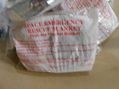Space Emergency Rescue Blanket 650-1113-0600 (Qty-19) (EC11-4)