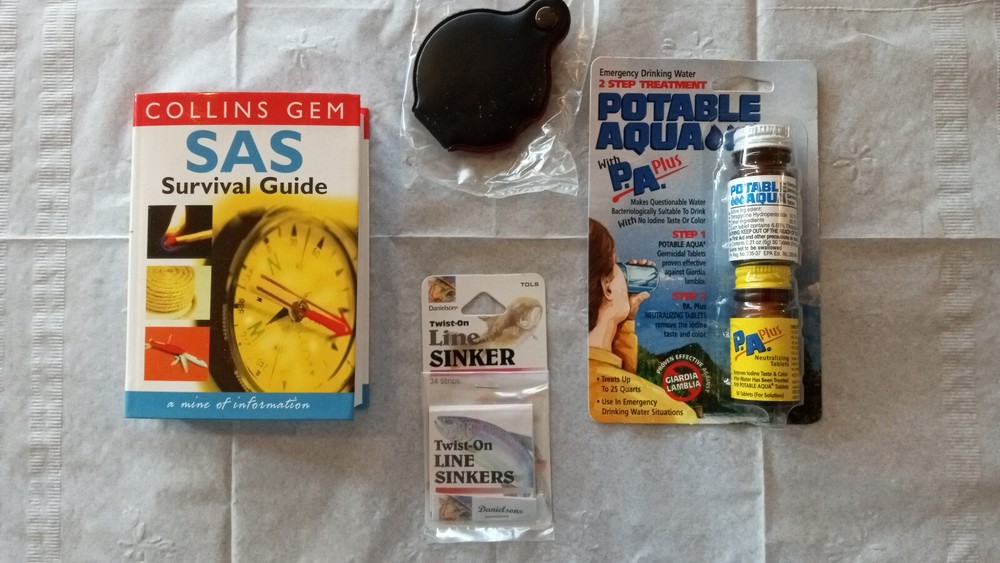 SURVIVAL KIT STARTER SET. NEVER VENTURE OUT WITHOUT IT