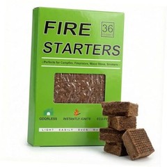 Fire Starter Squares for Grills: Natural Fire Starters Cubes – Quick 36 pcs