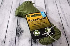 Koch 5550536 Diamond Braided Rope, 5/32 Inch x 100 Feet Paracord 550 Olive New