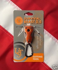 Survival beast o.5 multi tool led light bug out bag emergency tactical gift UST
