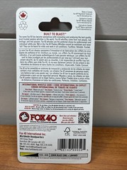 Fox 40 Sonik Blast CMG Whistle NEO/BL Easy Anti-Overblow Cushioned Mouth Grip