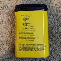 Vintage Camping All Purpose Storm Kit for Emergencies