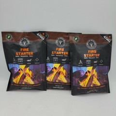 Insta-Fire Fire Starter Eco-friendly Each Packet Lights up to 4 Fires Lot of 3
