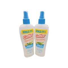2 Pk Cutter Skinsations Insect Repellent Spray Bonus Size 7.5 oz New!