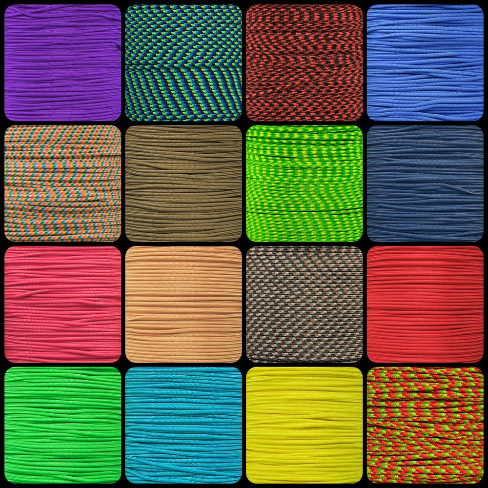 275 Paracord – Paracord Planet – Hiking, Crafting Projects – 10ft, 25ft, 50ft