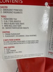 LIFE + GEAR 72 Hours WATERPROOF Bag SURVIVAL KIT & First Aid 130 Pcs 2 Person