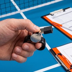 5Pcs Lightweight Metal Finger Whistles for Sports Officials Loud Crisp Sound