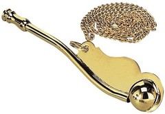 Brass Gold Color Finish Boatman Whistle – Traditional Boating & Sailing Whistles