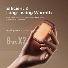 Ocoopa Magnetic Rechargeable Hand Warmers 2 Pack Card-Style Electric Ai Hand