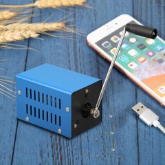 20W Emergency USB Charging Electric Generator Hand Crank Dynamotor for Outdoor