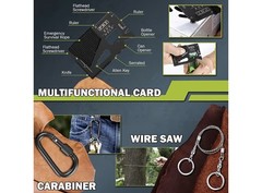 17 in 1 survival kit, survival equipment and supplies for adult men, teenagers
