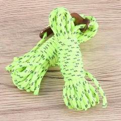 6 Pack Reflective Rope Buckle Camping Tent Guy Ropes Windproof String