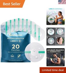Freestyle Libre 3 Sensor Covers – 20 Durable Waterproof Patches Ideal for Sports