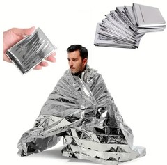 Emergency Thermal Blanket Mylar Camping Hiking Safety Survival Cover Sheet Aid
