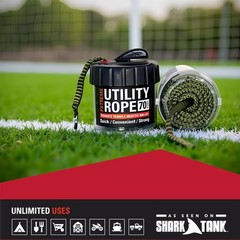 Rapid Rope Canister, 70ft Olive Green Tactical Paracord, 1100lb Test, USA