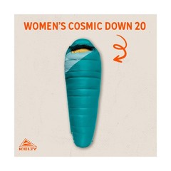 Kelty Cosmic 20 Down Mummy Sleeping Bag for Backpacking, Campers, 550 Fill Po…