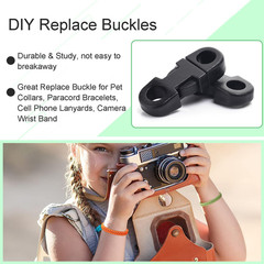25 Pack Breakaway Buckle, 5mm Side Release Plastic Buckles for Paracord Bracelet