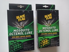 Lot of 2 Black Flag Mosquito Octenol Lures BZ-OCT1 New Lure Fits Most Zappers