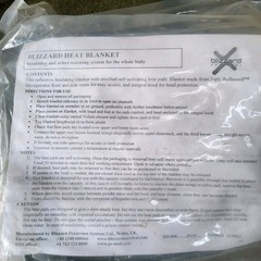 USGI Blizzard Heat Casualty Blanket BH-01 BRAND NEW