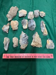 Vinton county Ohio flint Rock, Steel Striker, Fire Starter, Bushcraft, Survival