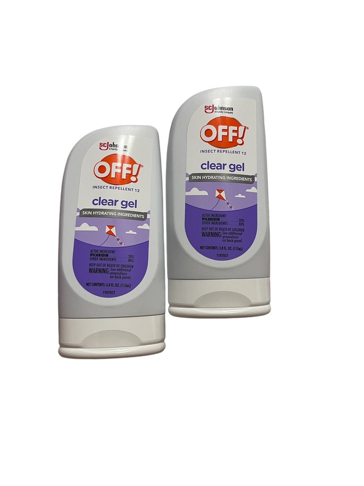 OFF! INSECT REPELLENT CLEAR GEL Fragrance-Free X2 Protection Skin Hydrating