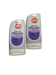 OFF! INSECT REPELLENT CLEAR GEL Fragrance-Free X2 Protection Skin Hydrating