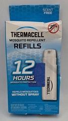 THERMACELL Patio Shield Mosquito Protection-Black & 12 Hour Refill-Brand New!