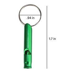 1-24pc Mini Survival Emergency Whistles Keychain Camping Hiking Outdoor Tool