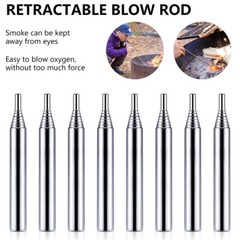 Outdoor Pocket Bellow Collapsible Fire Tools Kit Camping Survival Blow Fire Tube