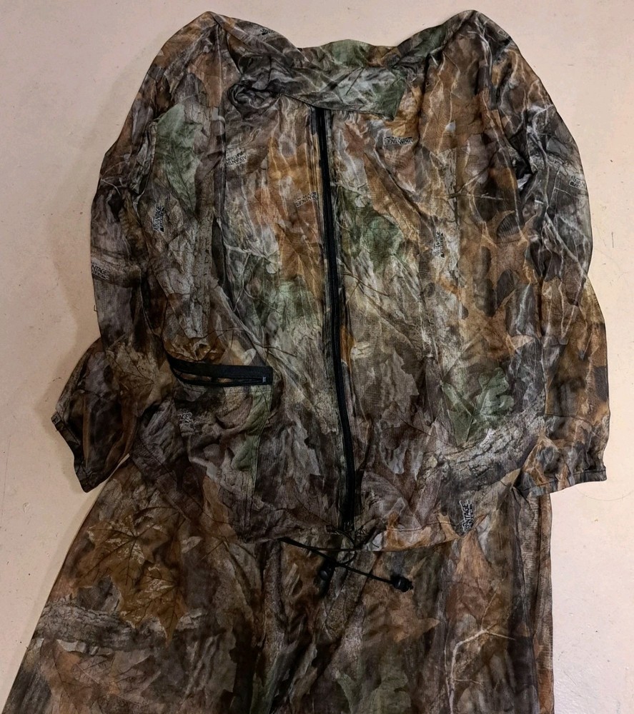 Libery Brand NET Insect Protection Hunting Bug Out Camo Barrier XL Top And Pants