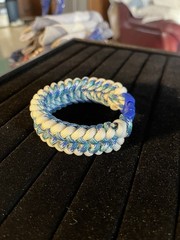 This Is The Perfect 7 Inch Paracord White And Blue Multi Colors