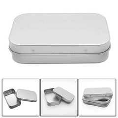 Long Lasting Practical Tinplate Box Storage Case Hiking Sturdy Survival