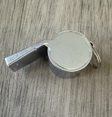 Vintage Wilson Whistle Made In The USA Coach Referee Style with Key Ring