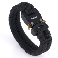 Quick Unlock Outdoor Survival Tactical Bracelet Woven Survival Tool Adjustable