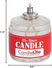 Emergency Survival Candle 115 Hours Long Lasting Burning Time