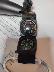 Battery-Powered Multi-Tone Portable Electronic Whistle Thermometer Compass