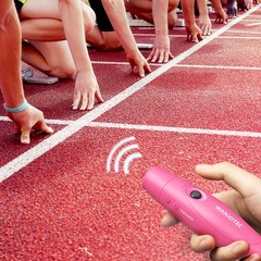 Electronic Whistle for Teacher Coache, 3 Tones Adjustable 130db Loudest Pink