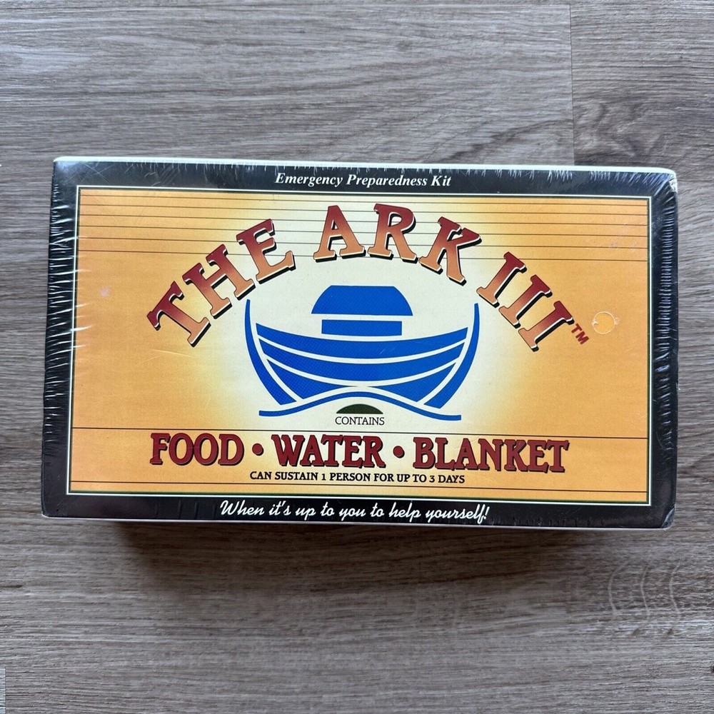 Emergency Preparedness The Ark III Food Water Survival Kit 1 Person 3 Day Sealed
