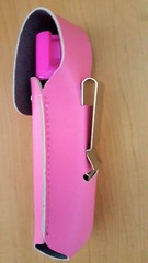 Police Magnum pepper spray 4 ounce Hot Pink Safety Lock pink holster CLOSEOUT