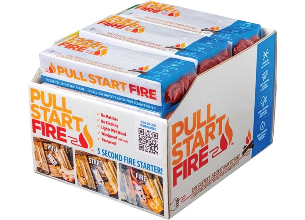 Pull Start Fire 5-Second Fire Starter Rainproof Windproof (12-Pack)
