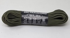 New Olive Atwood Rope MFG 550 Paracord (100 ft/30 m)